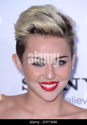 Miley Cyrus partecipa alla festa Maxim Hot 100 a Los Angeles, California. Foto Stock