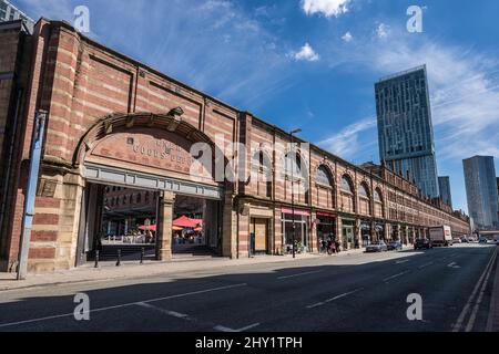 Il Great Northern Shopping and Entertainment Complex, un ex magazzino, ora utilizzato come area commerciale a Manchester, Inghilterra Foto Stock