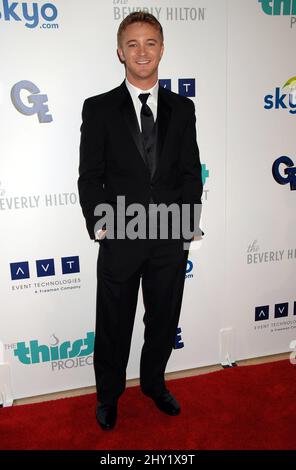 Michael Welch partecipa al 4th annuale Thirst Gala che si tiene presso il Beverly Hilton Hotel a Beverly Hills, California. Foto Stock