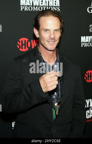 Peter Berg partecipa al Floyd Mayweather Jr. Contro Saul Canelo Alvarez Pre-Fight VIP Party alla MGM Grand Garden Arena di Las Vegas, USA. Foto Stock