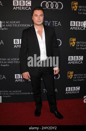 Kevin Ryan partecipa al BAFTA LA TV Tea 2013 che si tiene presso l'Hotel SLS a Beverly Hills, California. Foto Stock