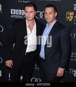 Kevin Ryan partecipa al BAFTA LA TV Tea 2013 che si tiene presso l'Hotel SLS a Beverly Hills, California. Foto Stock