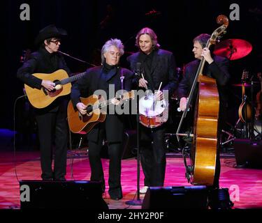 Marty Stuart, favolosi superlativi durante la cerimonia Medallion che si tiene nel CMA Theatre presso la Country Music Hall of Fame di Nashville, Tennessee. Foto Stock