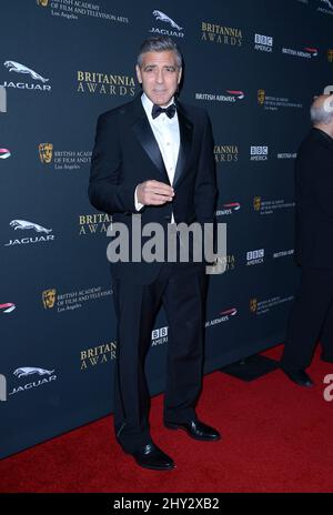 George Clooney ha partecipato al BAFTA Britannia Awards 2013 a Los Angeles, California. Foto Stock