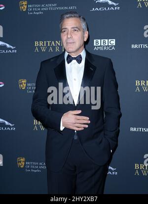 George Clooney ha partecipato al BAFTA Britannia Awards 2013 a Los Angeles, California. Foto Stock