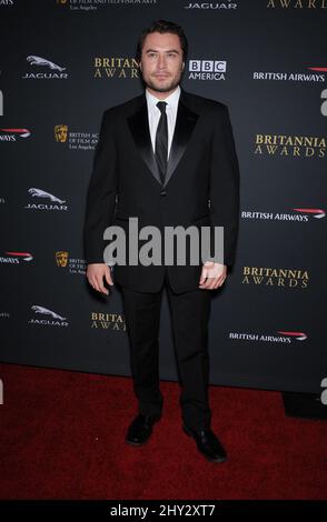 Kevin Ryan partecipa al BAFTA LA Jaguar Britannia Awards 2013 all'Hilton Hotel di Los Angeles. Foto Stock