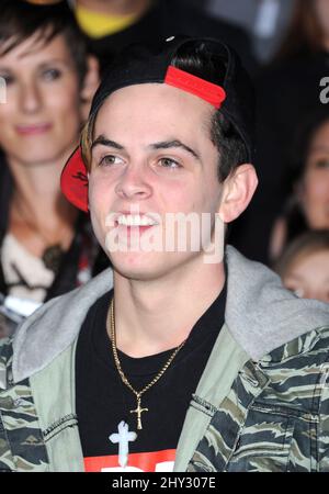 Daniel Sahyounie, i Janoskiani che hanno partecipato alla prima di 'The Hunger Games: Catching Fire' a Los Angeles, California. Foto Stock