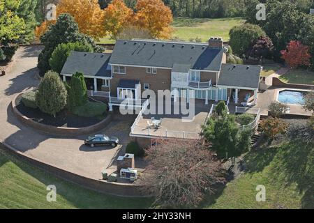 Vista dall'alto della casa Nashville di Garth Brook in Tennessee. Foto Stock