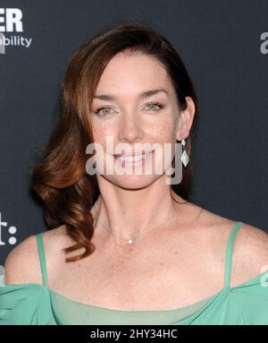 Julianne Nicholson ha partecipato alla prima di 'August: Osage County' al Regal Cinemas di Los Angeles, California. Foto Stock