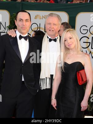 Jon Voight partecipa all'annuale Golden Globe Awards 71st, che si tiene al Beverly Hilton Hotel il 12 gennaio 2014. Foto Stock