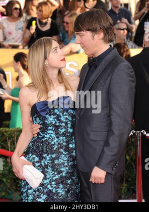 Paul Dano e Zoe Kazan partecipano ai 20th premi annuali di Guild degli attori dello schermo che si tengono presso l'Auditorium del Santuario Foto Stock