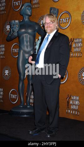 29 gennaio 2006 Los Angeles, CA. Philip Seymour Hoffman l'annuale 12th Screen Actors Guild Awards che si tiene presso l'Auditorium Shrine Foto Stock