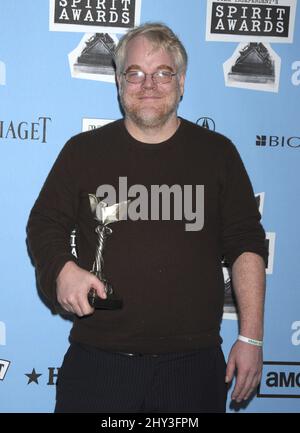 23 febbraio 2008 Santa Monica, CA. Philip Seymour Hoffman 23rd Annual Spirit Awards si tiene sulla spiaggia di Santa Monica Foto Stock