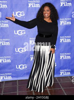 Oprah Winfrey riceve il premio Montecito all'Arlington Theatre di Santa Barbara Foto Stock