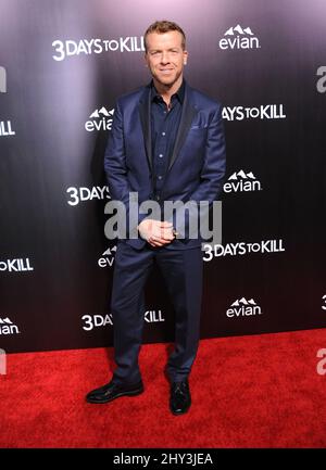 Mcg che partecipa al '3 Days to Kill' US Premiere all'ARCLIGHT Theatre di Los Angeles, USA. Foto Stock