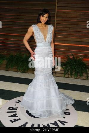 Paula Patton arriva per la Vanity Fair Oscar Party 2014 a West Hollywood, Los Angeles, CA, USA, il 2 marzo, 2014. Foto Stock