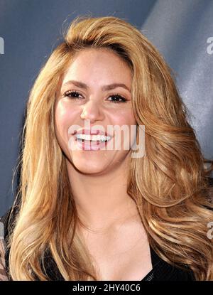 Shakira partecipa all'evento "The Voice" Red carpet della NBC che si tiene al Sayers Club Foto Stock