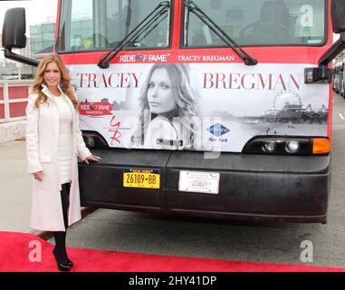 Tracey Bregman partecipa al "Ride of Fame" Honors Tracey Bregman al Pier 78 il 7 aprile 2014. Foto Stock