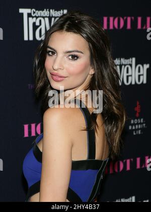 Emily Ratajkowski partecipa al Conde Nast Traveler 18th annuale Hot List Party, Rose. Coniglio. Lie. Al Cosmopolitan di Las Vegas, USA. Foto Stock