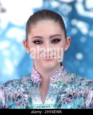 Willow Shields partecipa alla prima di 'Meficent' a Los Angeles, California. Foto Stock