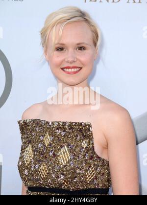 Alison pill arriva al premio AFI Lifetime Achievement Award 42nd Tribute Gala in onore di Jane fonda al Dolby Theatre giovedì 5 giugno 2014 a Los Angeles. Foto Stock