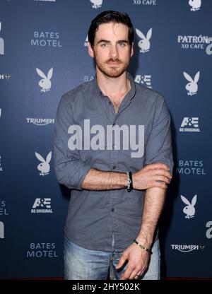 Colin o'Donoghue partecipa all'evento Playboy and 'Bates Motel' durante il Comic-con International 2014, San Diego, 25 luglio 2014. Foto Stock