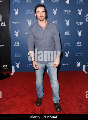 Colin o'Donoghue partecipa all'evento Playboy and 'Bates Motel' durante il Comic-con International 2014, San Diego, 25 luglio 2014. Foto Stock