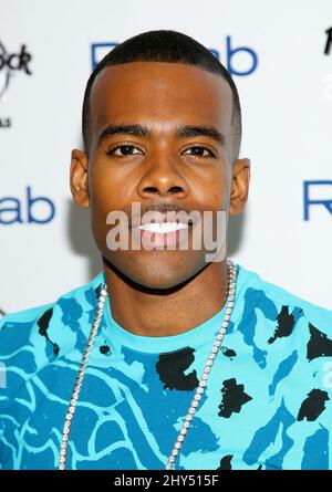 R&B Singer Mario suona al Rehab Pool dell'Hard Rock Hotel & Casino di Las Vegas. Foto Stock