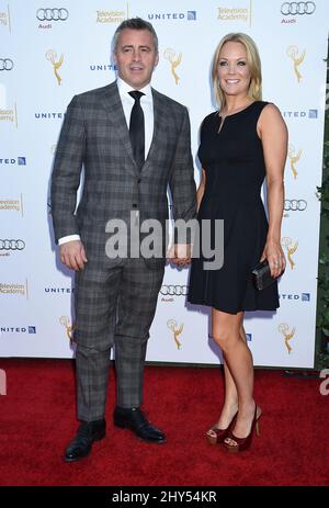 Matt LeBlanc partecipa al ricevimento 66th degli Emmy Awards Performers Nominee Foto Stock