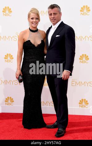 Matt LeBlanc in arrivo agli EMMY Awards 2014, Nokia Live, Los Angeles. Foto Stock