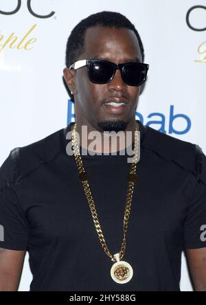 Puff Daddy che partecipa ad una fotocall a Las Vegas, Nevada. Foto Stock