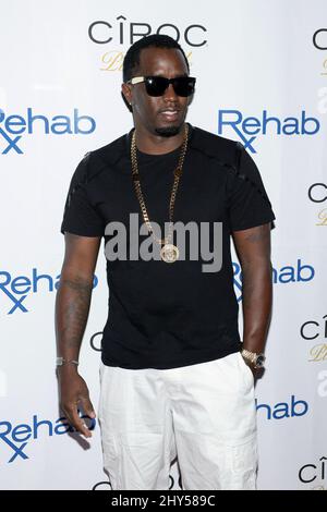 Puff Daddy che partecipa ad una fotocall a Las Vegas, Nevada. Foto Stock