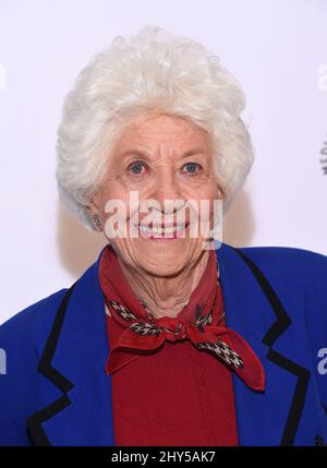 Charlotte Rae partecipa al Paley Fall Flashback: 'I fatti della vita' 35th Anniversary Reunion al Paley Center for Media Foto Stock