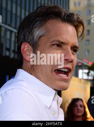 Timothy Olyphant che partecipa alla prima di 'questo è dove ti lascio' a Los Angeles Foto Stock