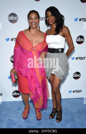 Debbie Allen arriva per il TGIT Premiere Event of ABC Gray's Anatomy, scandal & How to get away with Murder at the Palihouse, Hollywood, Los Angeles, 20 settembre 2014. Foto Stock