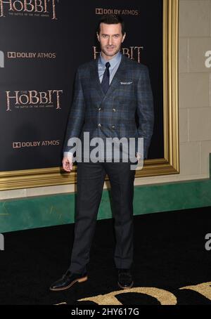 Richard Armitage partecipa alla prima "The Hobbit: The Battle of the Five Armies" tenutasi al Dolby Theatre di Los Angeles, USA. Foto Stock