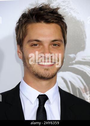 Luke Grimes frequenta la 'American Sniper' Premiere a New York Foto Stock