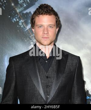 Jonny Weston partecipa al 'Project Almanaca' Los Angeles Premiere tenuto al TCL Chinese Theatre Foto Stock