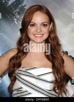 Michelle Defraites partecipa al 'Project Almanac' Los Angeles Premiere tenuto al TCL Chinese Theatre Foto Stock