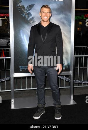 Alan Ritchson partecipa al 'Project Almanac' Los Angeles Premiere tenuto al TCL Chinese Theatre Foto Stock