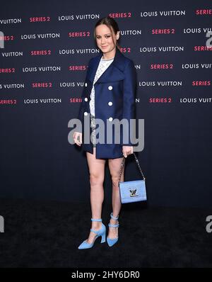 Brie Larson partecipa a un evento chiamato, Louis Vuitton svela una mostra non convenzionale, 'SERIES 2 ??? Passato, presente e futuro". Questa mostra è un'interpretazione moderna e inaspettata di una sfilata di moda. 5 febbraio 2015 Los Angeles, CA. Foto Stock