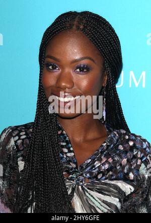 Xosha Roquemore ha partecipato ai 17th Costume Designers Guild Awards tenuti al Beverly Hilton Hotel di Los Angeles, California. Foto Stock