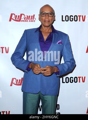 RuPaul partecipa alla gara di resistenza di RuPaul stagione 7 Premiere tenuto al Mayan, a Los Angeles, California. Foto Stock