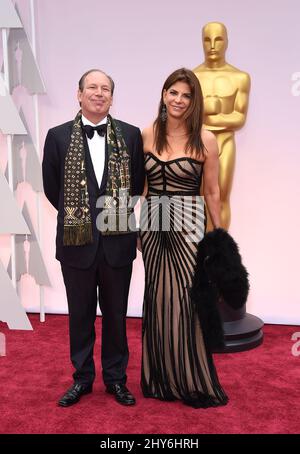 Hans Zimmer partecipa ai 87th Annual Academy Awards che si tengono al Dolby Theatre di Los Angeles, USA. Foto Stock