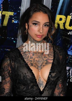 Cleo Wattenstrom partecipa alla prima di 'Run All Night' a New York. Foto Stock
