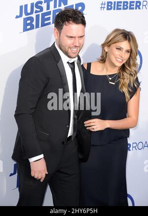 Scooter Braun partecipa alla "Comedy Central Roast of Justin Bieber" che si tiene presso i Sony Studios Foto Stock