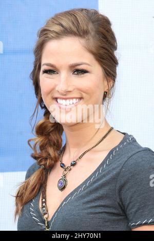 Cassadee Pope partecipa al Cracker Barrel Old Country Store Country Challenge a Arlington, Texas. Foto Stock