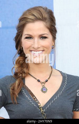 Cassadee Pope partecipa al Cracker Barrel Old Country Store Country Challenge a Arlington, Texas. Foto Stock