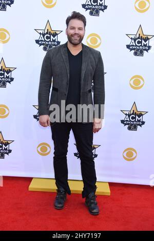 James otto partecipa all'Academy of Country Music Awards 50th che si tiene all'AT&T Stadium in Texas, USA. Foto Stock