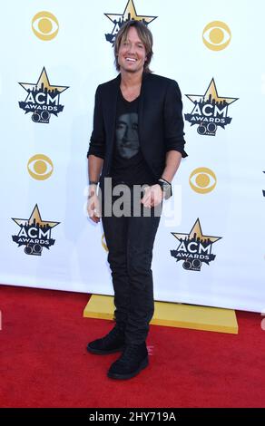 Keith Urban ha partecipato ai premi Academy of Country Music Awards del 50th tenuti all'AT&T Stadium in Texas, USA. Foto Stock